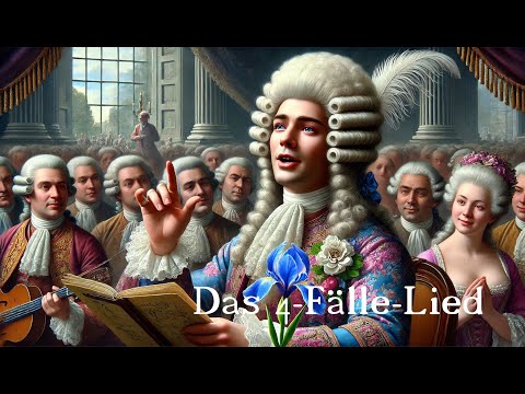 Das 4-Fälle-Lied - 01 (Variante Barock), Deutsch, Schule, Grammatik, die 4 Fälle