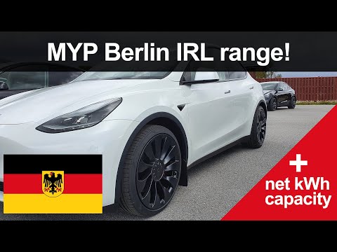 Model Y performance from Berlin - Real range and consumption