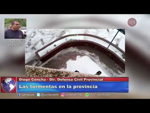 El temporal afectó a distintas zonas de la provincia