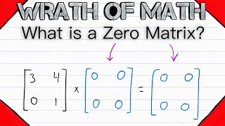 What is a Zero Matrix? | Linear Algebra, Matrix Theory, Zero Matrices, Null Matrix