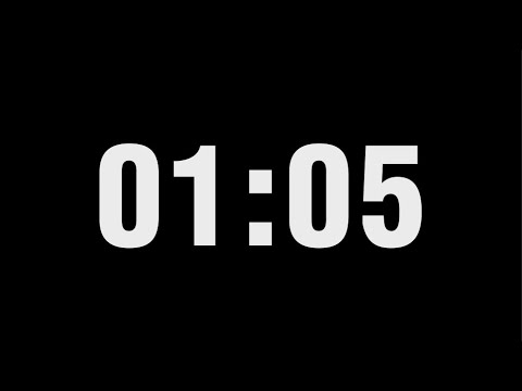 1 Minute 5 Second Timer Countdown | 1:05