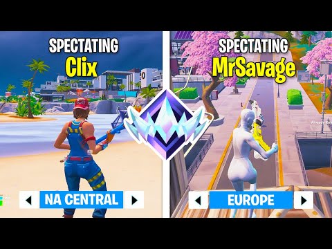 I Spectated Fortnite RANKED in NA VS EU! (Who's The BEST?)