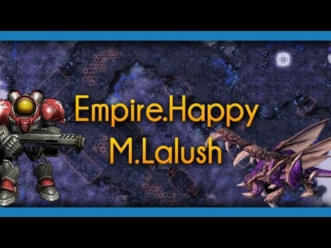 Starcraft II, SC2 - Marines and Zerglings ★ Empire.Happy vs M.Lalush