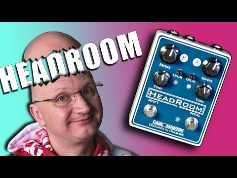 CARL MARTIN HEADROOM MINI East Sound Research Digitally Emulated Reverb FX Pedal image 4