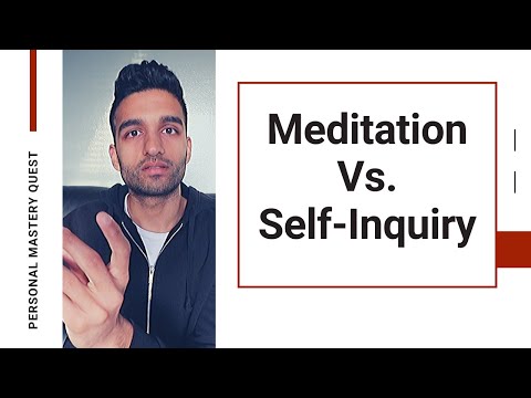 Self Inquiry Vs. Meditation - Which is Faster?