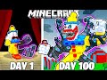 I Survived 100 Days as KAUFMO in Minecraft!