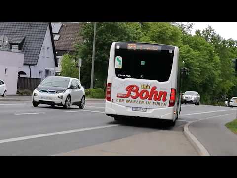 Buslinie 173 & 174 (Fürth) , von Fürth Hbf. bis Waldringstr. & Zurück