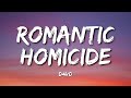 D4vd Romantic Homicide Lyrics