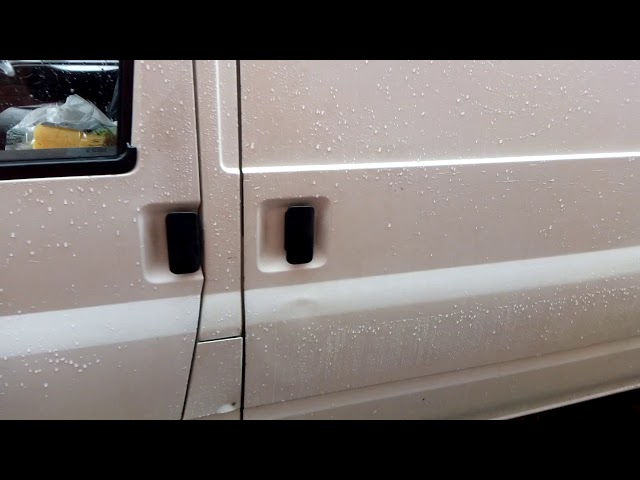 How To Open Back Door Of Ford Transit