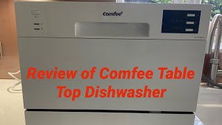 Comfee Table Top Dishwasher / Space Saving Kitchen Appliance / Review