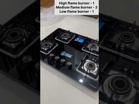 New Home Finds - 4 🔥| 4 Burner AutoIgnition Gas Stove #sunshine#gasstove#trending#yt#shorts#kitchen