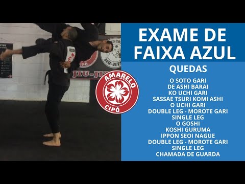 Quedas - EXAME DE FAIXA AZUL  | JIU JITSU