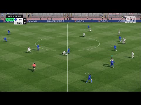 East african giants clash | KENYA VS TANZANIA | Olunga's offside goal | full AFCON MOD | PES 2025