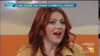 Gabriella Greison ospite a LA7 tagadà, il 18 gennaio 2018