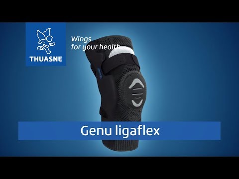 Thuasne Genu Ligaflex Genouillère Ouverte Gris T3c+
