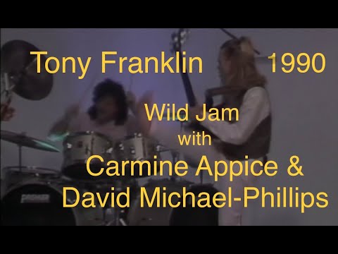 Tony Franklin • 1990 Wild Jam (Look for the pick toss!) • Carmine Appice & David Michael-Phillips
