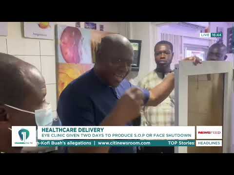 Eye Clinic Given 2 Days to Produce SOP or Face Shutdown
