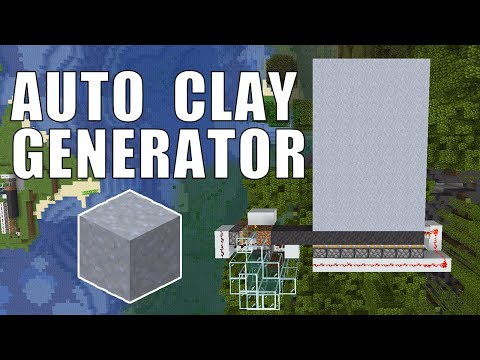 Minecraft Automatic CLAY FARM | Compact Java Version Clay Farm