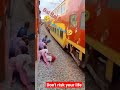 Live Train accident, Plz don't risk your life 🙏#shorts #indianrailway