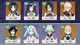 【原神】Ver.Luna VI b 風元素キャラのみで螺旋12層攻略【Genshin Impact】