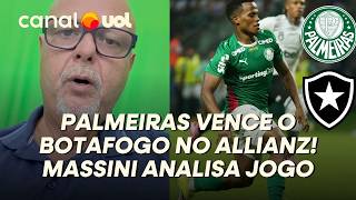 PALMEIRAS BATE BOTAFOGO E PODERIA TER VENCIDO COM MAIS TRANQUILIDADE, ANALISA MASSINI