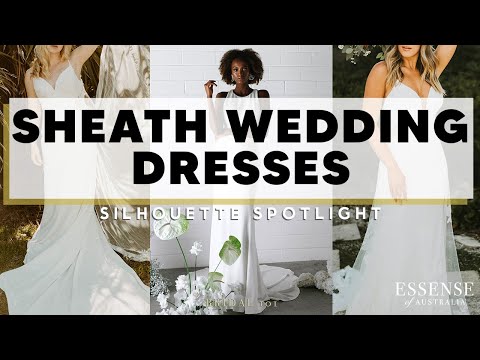 Silhouette Spotlight: Sheath Wedding Dresses