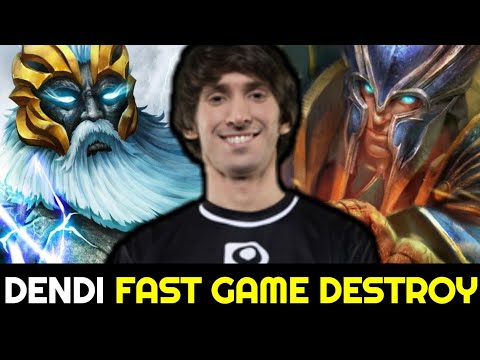 DENDI destroy Enemies with Zeus & Skywrath Mage — Fast Game 7.27 Dota 2