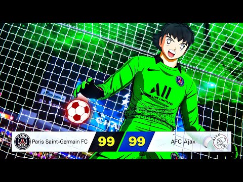 PSG Having a Goals Battle Against Ajax - Captain Tsubasa