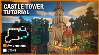 Minecraft: How to build a Castle Tower | Simple Tutorial