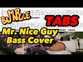 Mr. Bungle - Mr. Nice Guy (bass cover + TABS)  (play along with me)