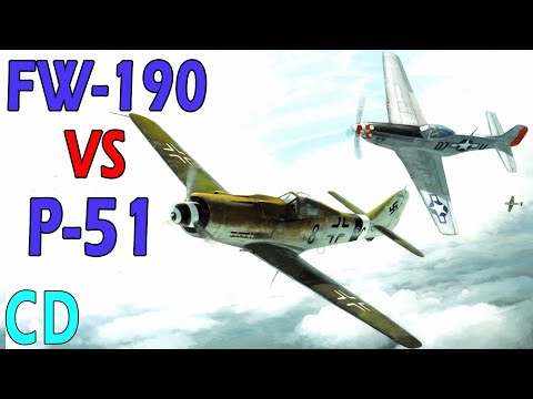 Focke-Wulf FW-190 vs P-51 Mustang - Which was better?