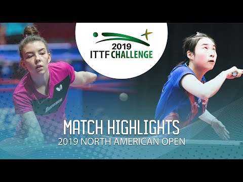 Mariia Tailakova vs Wang Xiaotong | 2019 ITTF North American Open Highlights (U21 1/2)