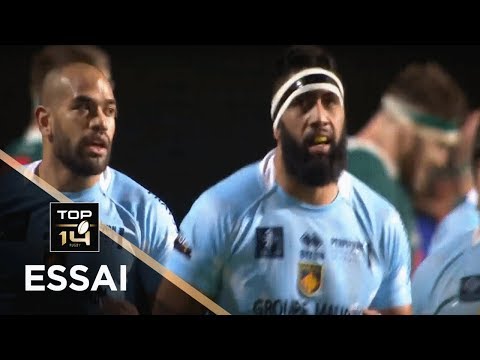 TOP 14 - Essai Shahn ERU (USAP) - Perpignan - Pau - J15 - Saison 2018/2019