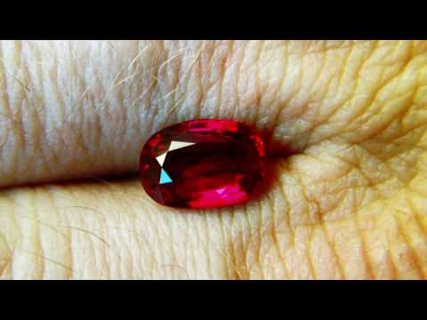Natural Unheated Mozambique Ruby 2.51 carats with GRS Report