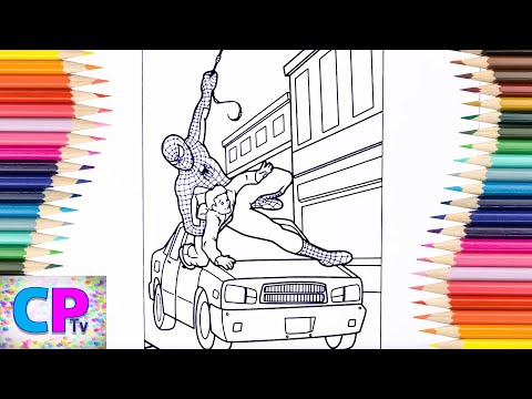 Spiderman Coloring Pages/Spiderman is Saving People/Disfigure - Blank [NCS Release]Coloring Pages Tv