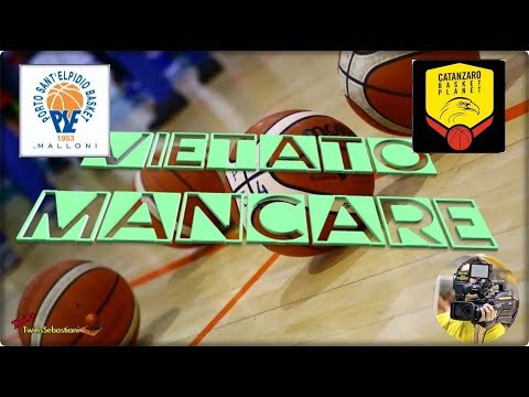MALLONI PSE vs CATANZARO BK - Vietato Mancare 11/11/2018 Basket Serie B Girone C