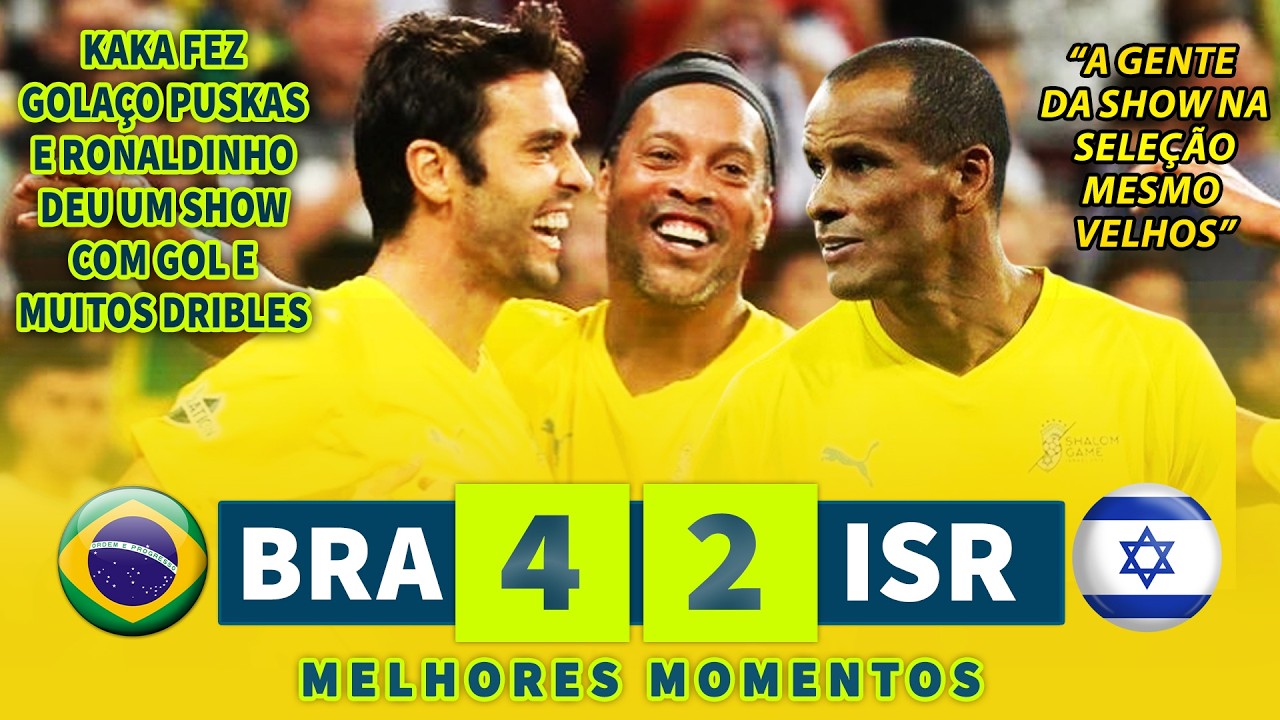 THE BRAZILIAN NATIONAL TEAM HAS RETURNED RESPECT! KAKA, RONALDINHO, BEBETO, RIVALDO