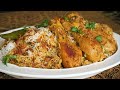 Biryani au poulet : plat festif du sous-continent indien à base de riz, de viande, et d’épices
