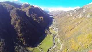 preview picture of video 'Volo Novembre Ciavanis - Paragliding in November'