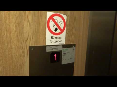 Svenska TecnoLift AB Roped Hydraulic Elevator At Norralagatan 4A In Söderhamn,Sweden