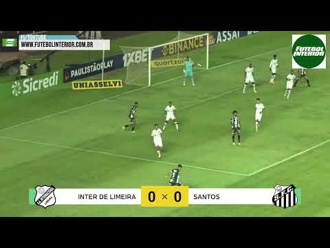 INTER DE LIMEIRA 0 X 0 SANTOS FC - MELHORES MOMENTOS - 1ª RODADA DO PAULISTÃO 2022 - 26-01-22