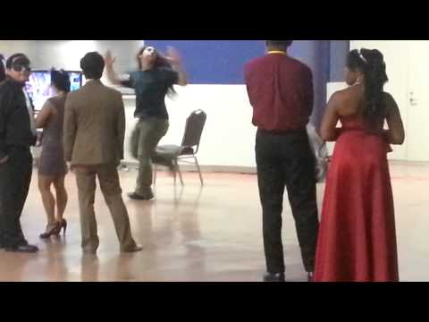 ngg moo shows of his dance moves at  San Japan