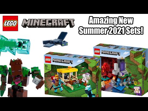 LEGO Minecraft Keeps Getting Better - NEW Summer 2021 Sets Revealed! Images + My Thoughts