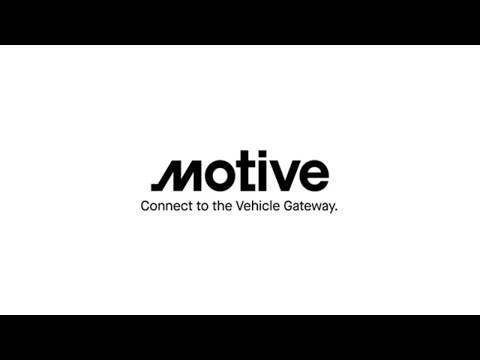 The Motive Driver App: Connect to the Vehicle Gateway.