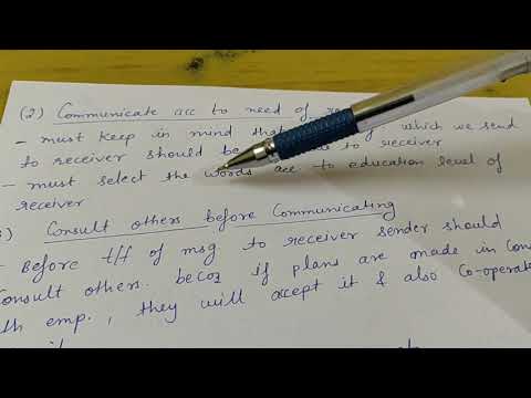 communication meaning and nature features business organisation and management b com bba mba