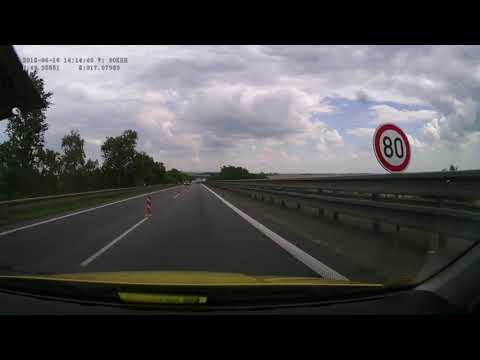 Czech Republic. Motorway D46, Vyškov-east — Olomouc-center, 2018, 1x