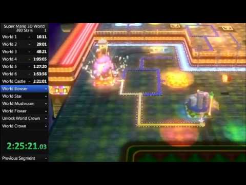 Super Mario 3D World 380 Star Speedrun in 4:29:41
