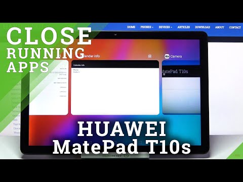 How to Close Running Apps on HUAWEI MatePad T10s - Close Background Apps
