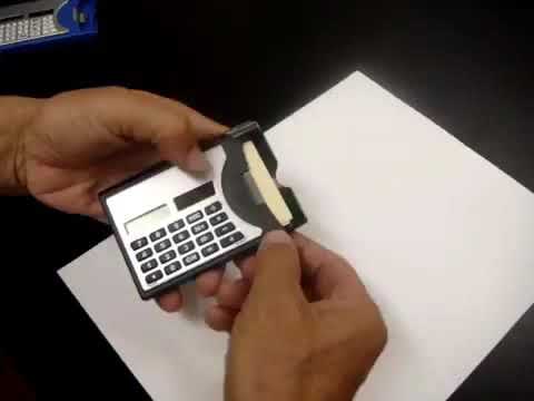 Card Holder With Calculator And Pen