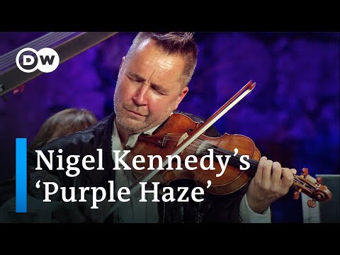 Nigel Kennedy plays a barnstorming version of Jimi Hendrix’s “Purple Haze”